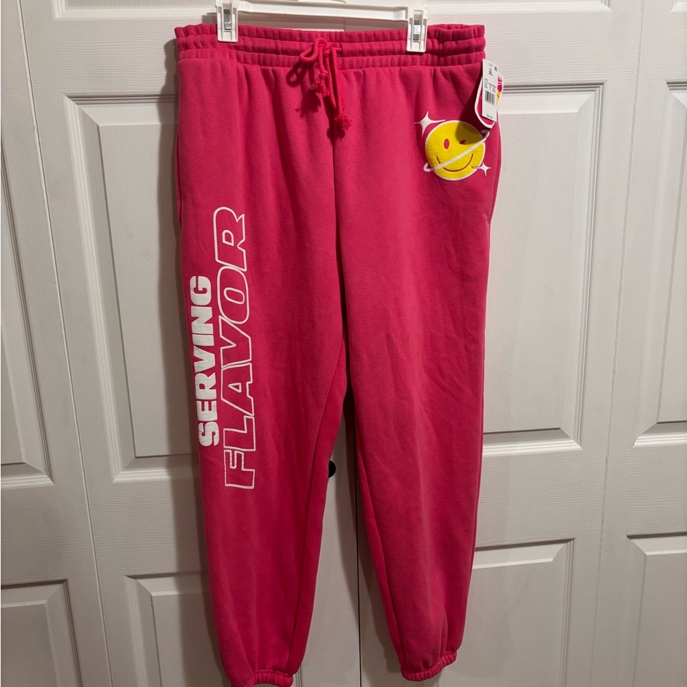 Target Pink Jogger Track Pants with Elastic Waistband